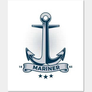 Anchor Nautical t-shirt Posters and Art